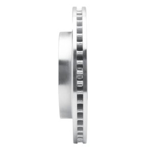 Nissan NP300 Brake Rotor (1) - Front Right - R1 Concepts - Drilled & Slotted - Silver - `16-`22